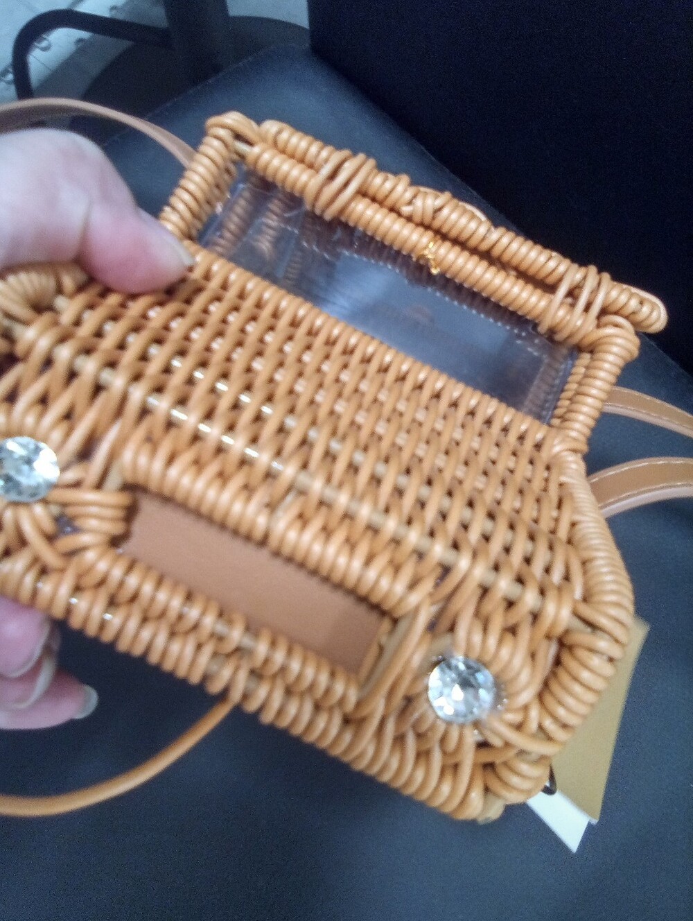 Tommy Bahama Wicker Car Purse - Picture 5 of 6